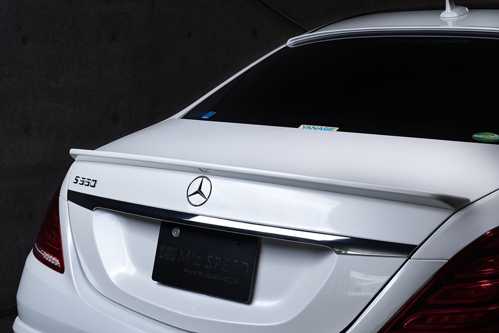 M'z SPEED トランクスポイラー 未塗装 FRP メルセデスベンツ Sクラス (W222) 222163 222182 222182C H25.10~H29.7 S550 AMGライン拍卖
