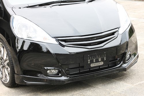 M'z SPEED フロントハーフスポイラー プレミアムホワイトパール (NH624P) FRP フィット GE6 GE7 GE8 GE9 H22.10~H25.8 MC後拍卖