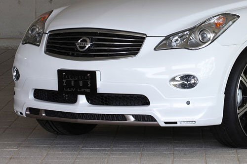 M'z SPEED フロントハーフスポイラー 未塗装 FRP スカイラインクロスオーバー J50 NJ50 H21.7~ エアロパッケージ付車除く ソナー無車拍卖