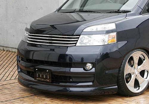 M'z SPEED フロントハーフスポイラー 未塗装 FRP ヴォクシー AZR60G AZR65G H16.8~H19.5 V/X/トランス-X MC後拍卖