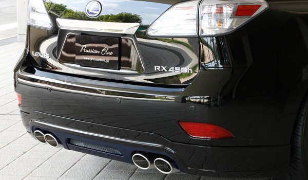 M'z SPEED リアアンダースポイラー 未塗装 FRP レクサス RX450h GYL10W GYL15W GYL16W H21.4~H24.3 MC前拍卖