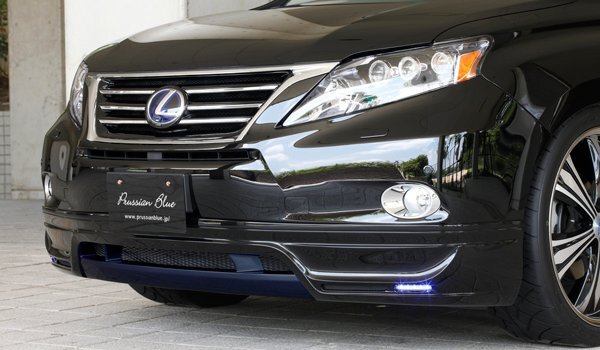 M'z SPEED フロントハーフスポイラー 未塗装 FRP レクサス RX450h GYL10W GYL15W GYL16W H21.4~H24.3 MC前拍卖