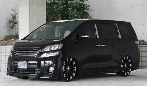 M'z SPEED 3点キット(マフラーレス用) ブラック (202) FRP ヴェルファイア ANH20W ANH25W GGH20W GGH25W H20.5~H23.10 MC前拍卖