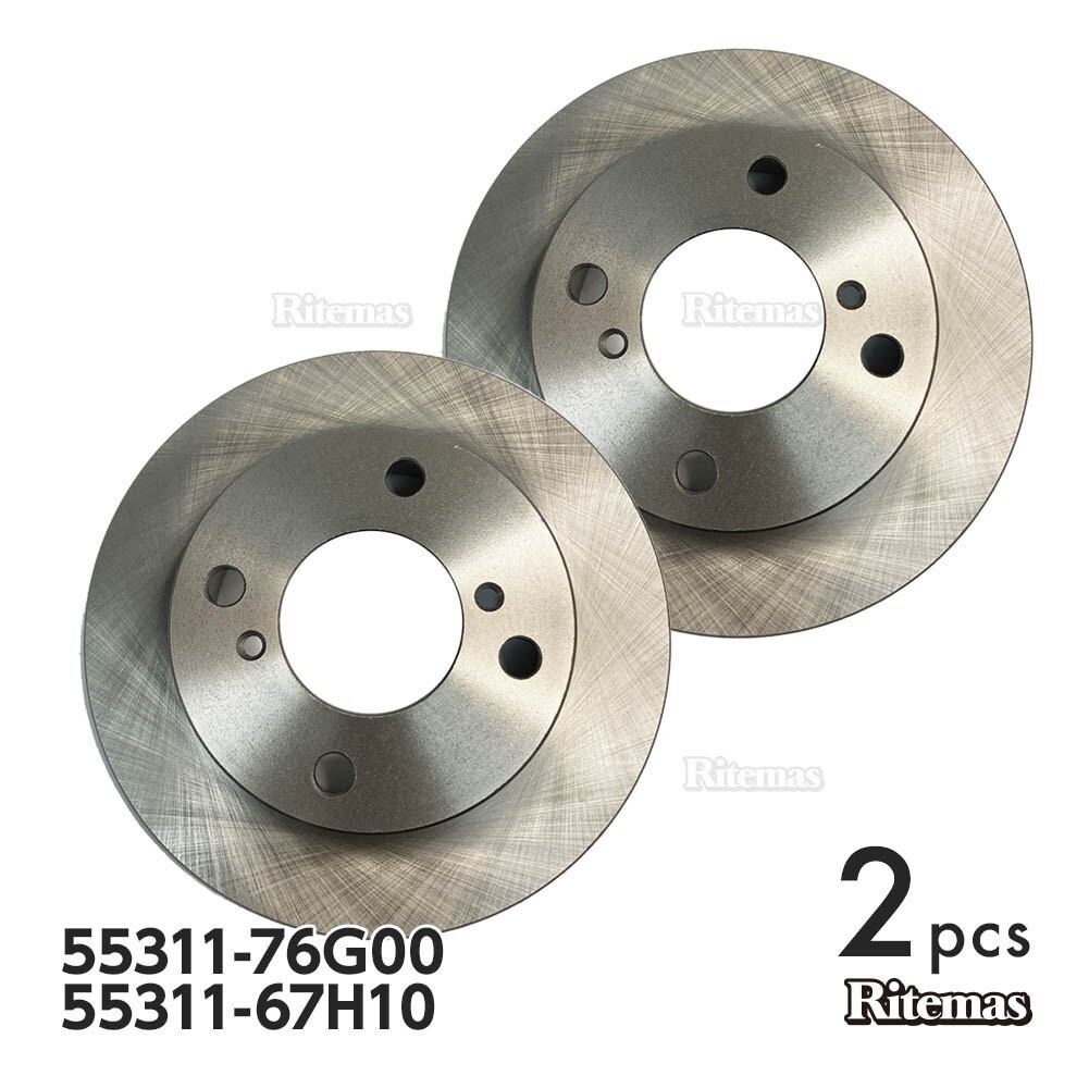 フロント ブレーキローター ブレーキディスク スズキ エブリイ DB52T DB52V DA62V DA62W ディスクローター 55311-76G00 55311-67H10拍卖