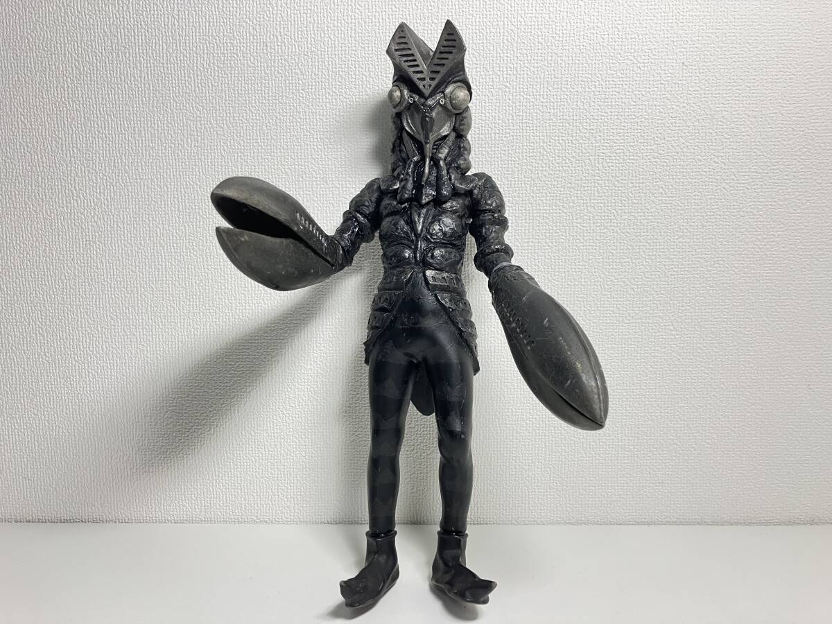 a15◆ビリケン商会 バルタン星人 ブラック塗装&完成品 ソフビ フィギュア 約30cm ビンテージ 昭和レトロ 玩具 1986 円谷プロ拍卖