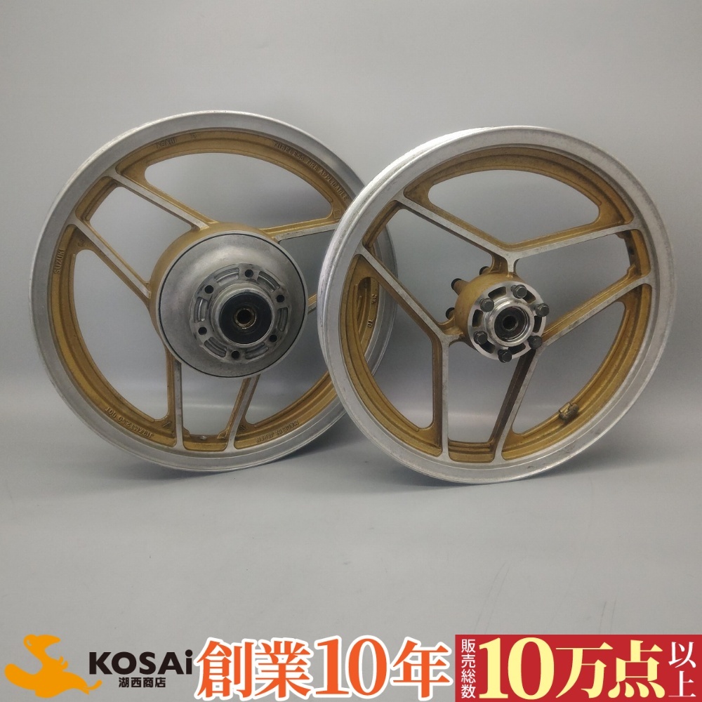 スズキ GSX750S GR72A 純正 ホイール 前後セット カタナ 3型 47111-08A01-000 目視で曲がりなし拍卖