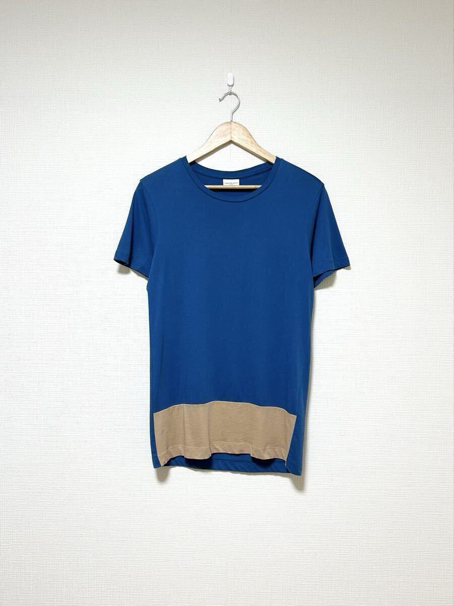 美品 DRIES VAN NOTEN バイカラー 切り替え Tシャツ カットソー アーカイブ 拍卖