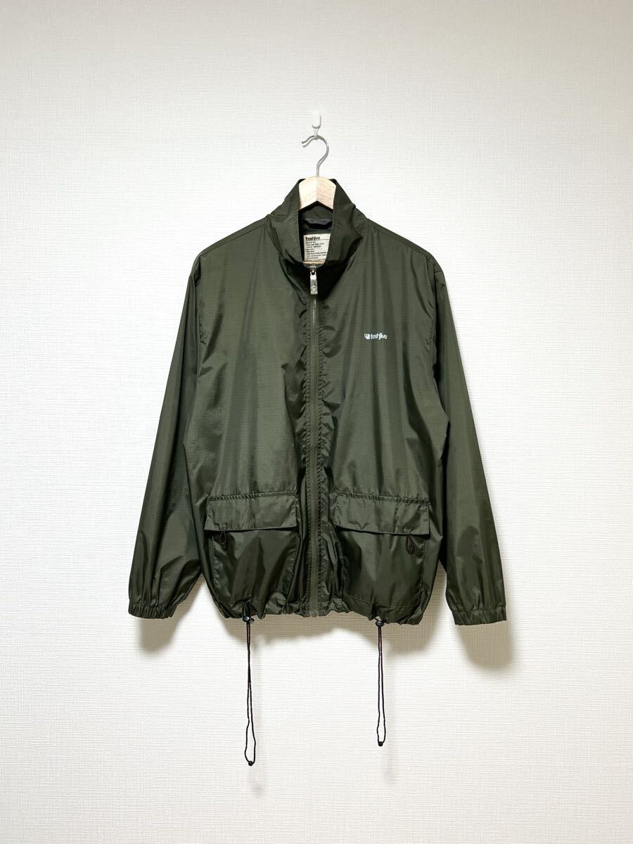 90s Freshjive ジップアップ ナイロンジャケット ドローコード ヴィンテージ ストリート拍卖