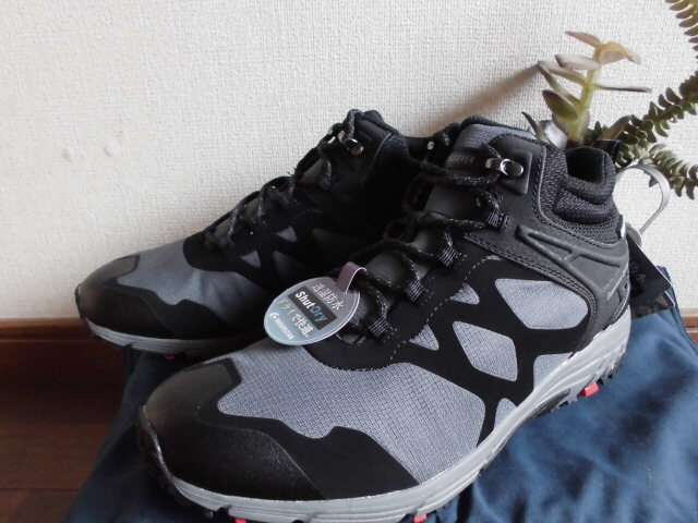 新品26.0EEEEcm Moonstar高機能ミドルカットトレッキングハイキングシューズ 登山靴 キャンプやアウトドアに。。Shut Dry で透湿防水品拍卖