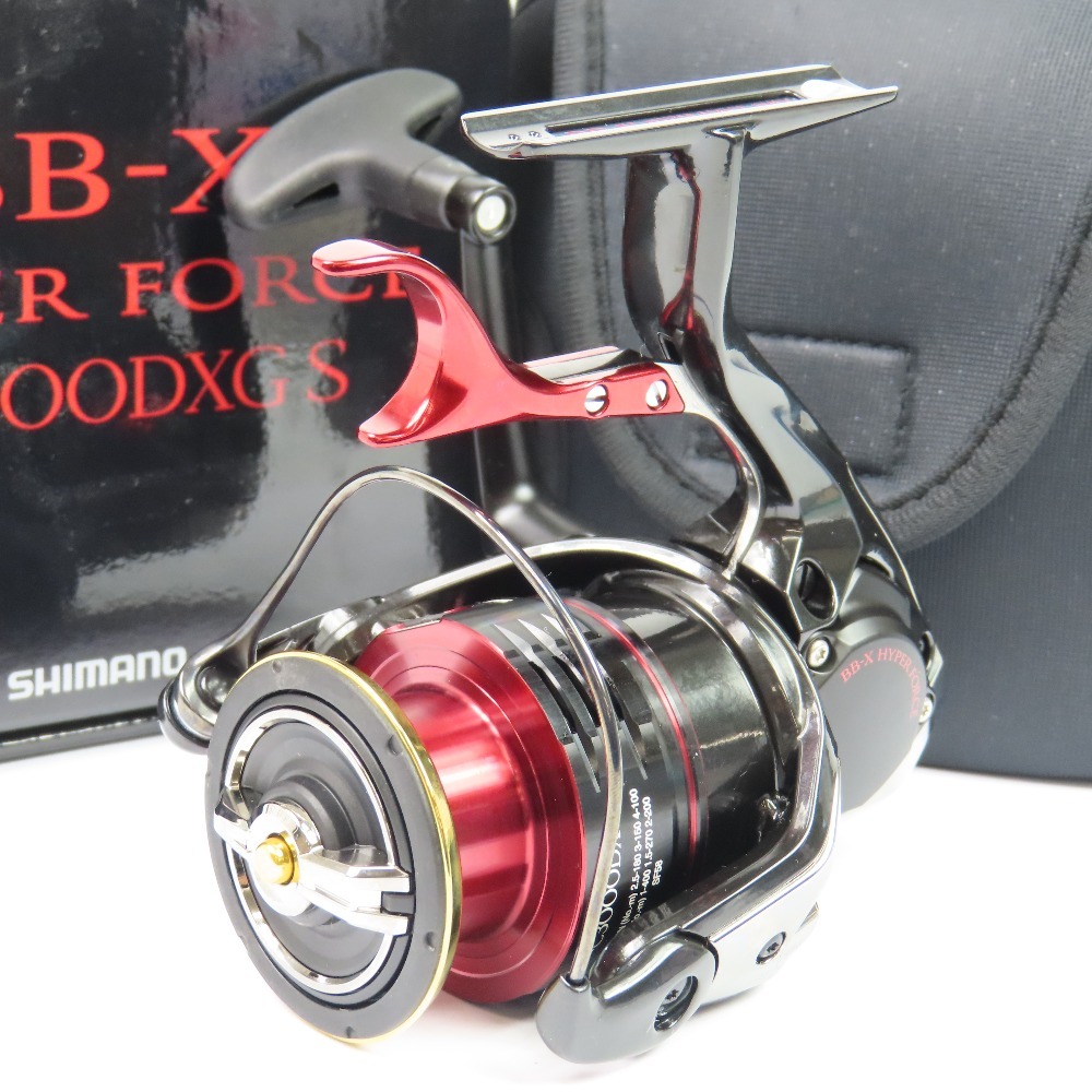 204239★1円スタート★SHIMANO シマノ 未使用品 22 BB-X ハイパーフォース C3000DXGS HYPER FORCE リール フィッシング 釣り 釣具拍卖