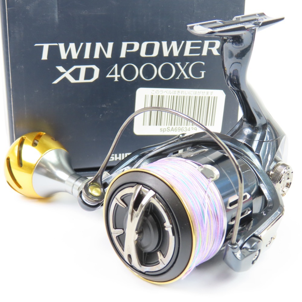 204337★1円スタート★SHIMANO シマノ 新品同様美品 17 ツインパワー XD 4000XG TWIN POWER スピニング リール フィッシング 釣り 釣具拍卖