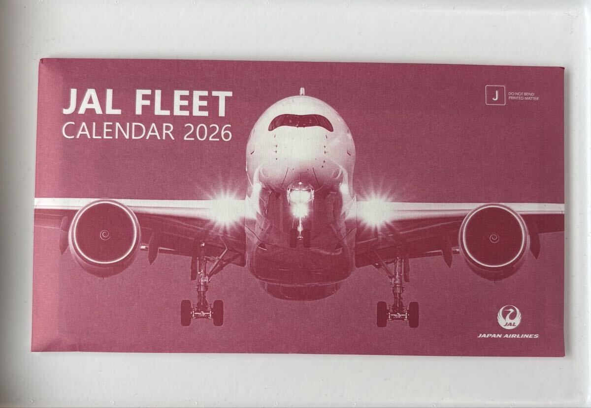 JAL FLEET CALENDAR 2026 日本航空 フリートカレンダー 未使用。定形外180円です拍卖