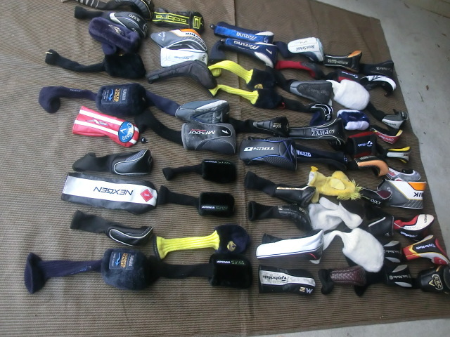 中古*ジャンク品*メーカーいろいろ*ヘッドカバー*60個*拍卖