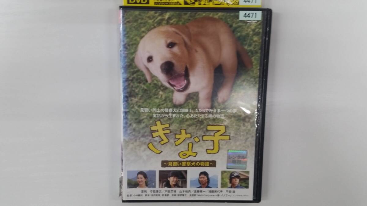 YD10241 DVD【きな子〜見習い警察犬の物語〜】☆(出演 夏帆 他)☆現状渡し※ケース無し発送拍卖