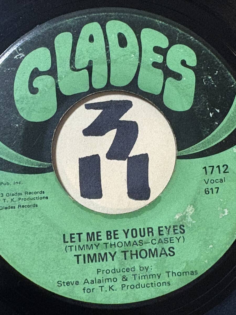 試聴 TIMMY THOMAS LET ME BE YOUR EYES / COLD COLD PEOPLE 両面やや傷あり 拍卖