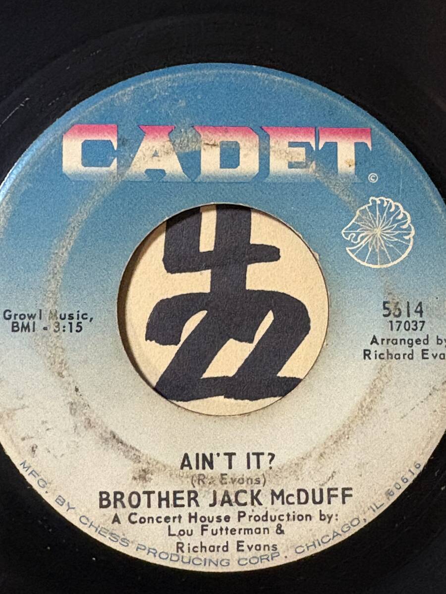 試聴 BROTHER JACK McDUFF AIN’T IT? / LET MY PEOPLE GO 両面目立った傷なし 拍卖