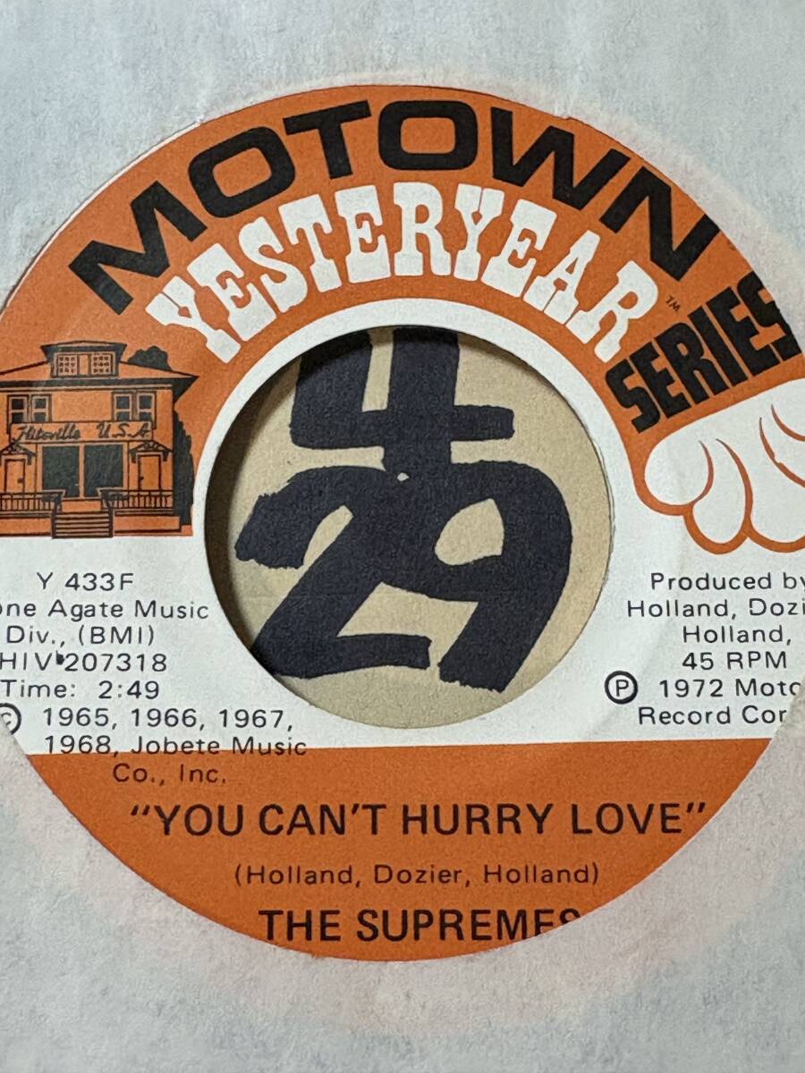 THE SUPREMES YOU CAN’T HURRY LOVE 恋はあせらず 新品拍卖