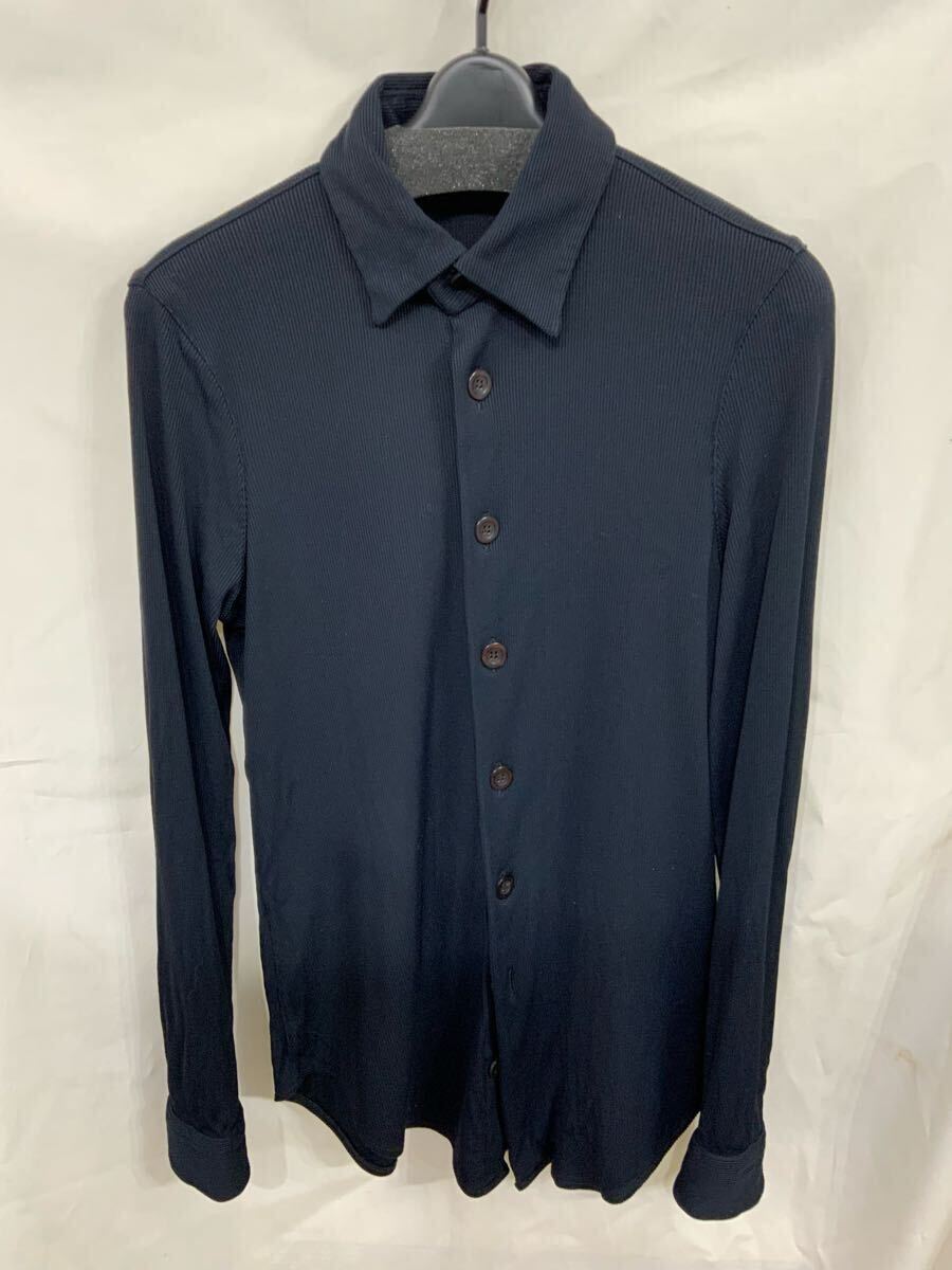 0175 EMPORIOARMANI エンポーリオアルマーニ 長袖シャツ ネイビー拍卖