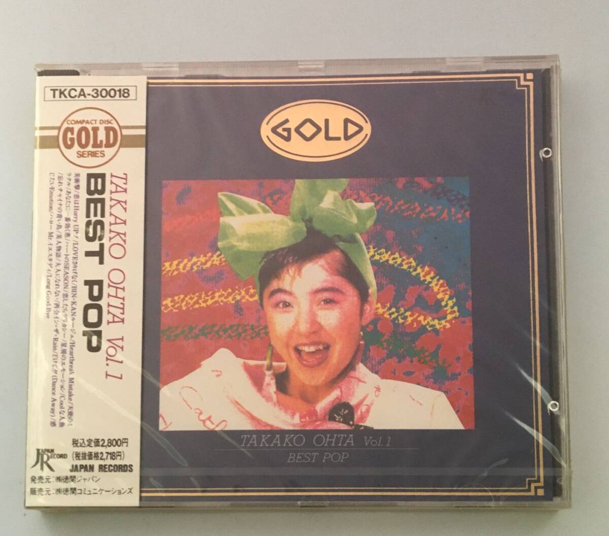 新品未開封CD 太田貴子 / TAKAKO OHTA VOL.1 BEST POP 廃盤 型番TKCA-30018 JAN:4988008105537拍卖