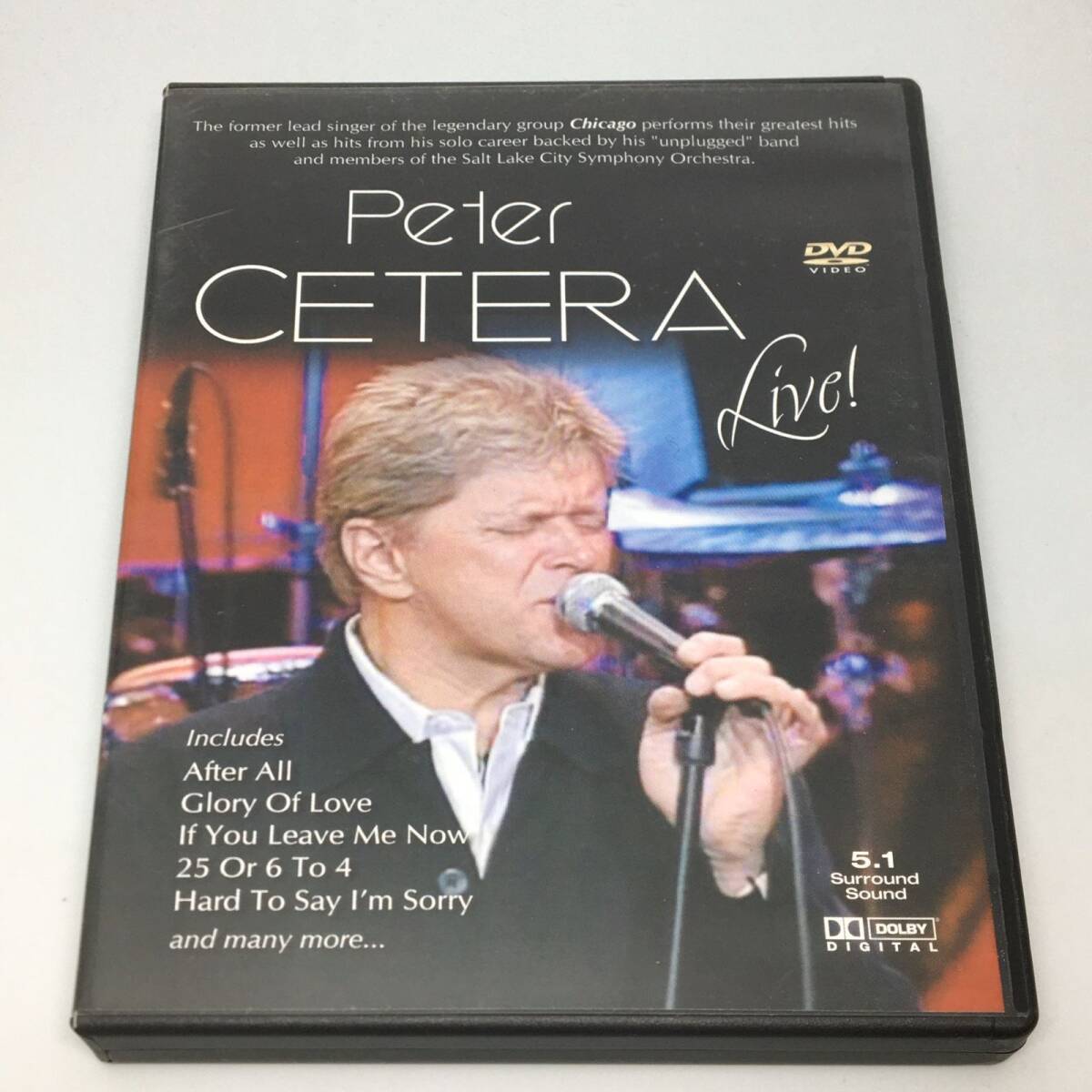 洋楽DVD Peter Cetera ? Live! 777966286693拍卖