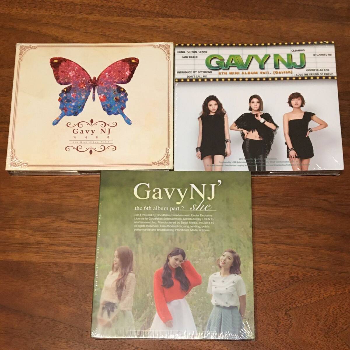 新品未開封CD GAVY NJ CD3枚セット 6集 Part. 1 - Gavish (韓国盤)/6集 Part 2 - She (韓国盤)/Gavy Effect拍卖