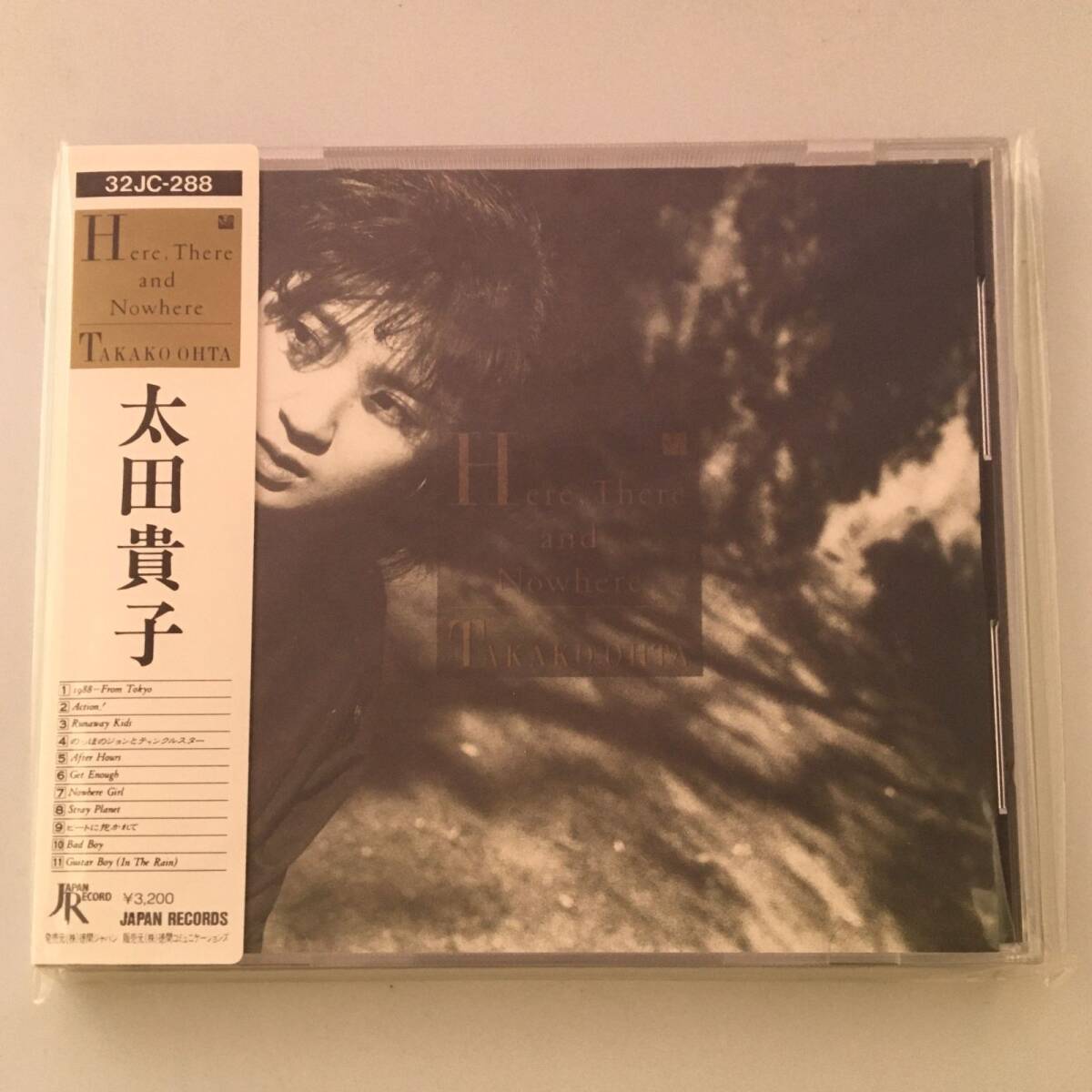 ほぼ未使用品CDアルバム太田貴子/Here There and Nowhere1988/04/25 32JC-288 JAN4988008047530拍卖