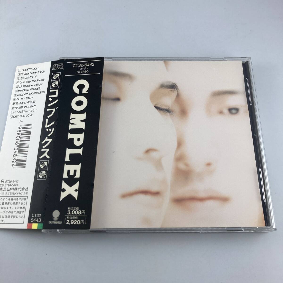 帯付CD COMPLEX / COMPLEX 1989/04/26 CT32-5443 4988006048324拍卖