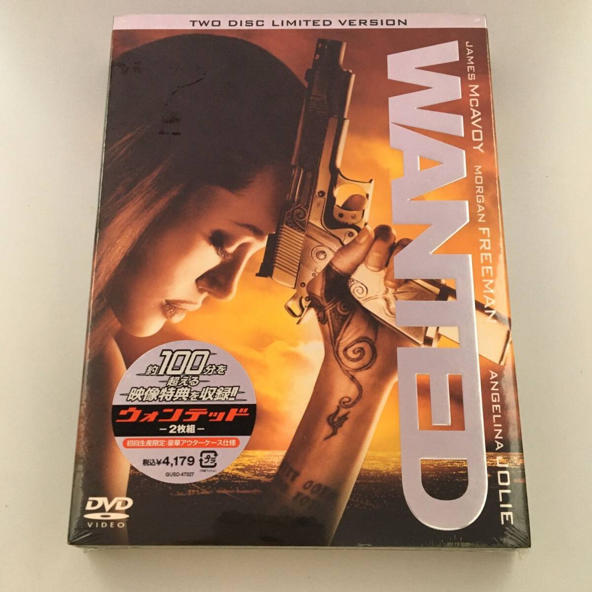 新品未開封DVD ウォンテッド リミテッド・バージョンジェームズ・マカヴォイ, アンジェリーナ・ジョリー GUSD-47327 JAN:4571264912362拍卖