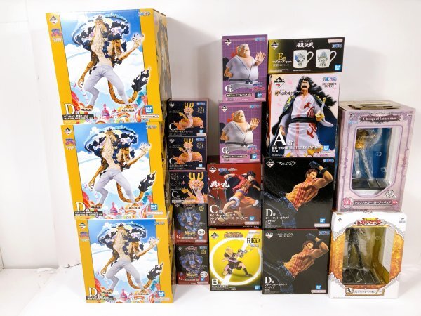 #52/XX225×【未開封】ワンピース 一番くじフィギュア 全般 カタクリ モモの助 ルッチ ロー 他 箱傷みあり まとめ売り拍卖