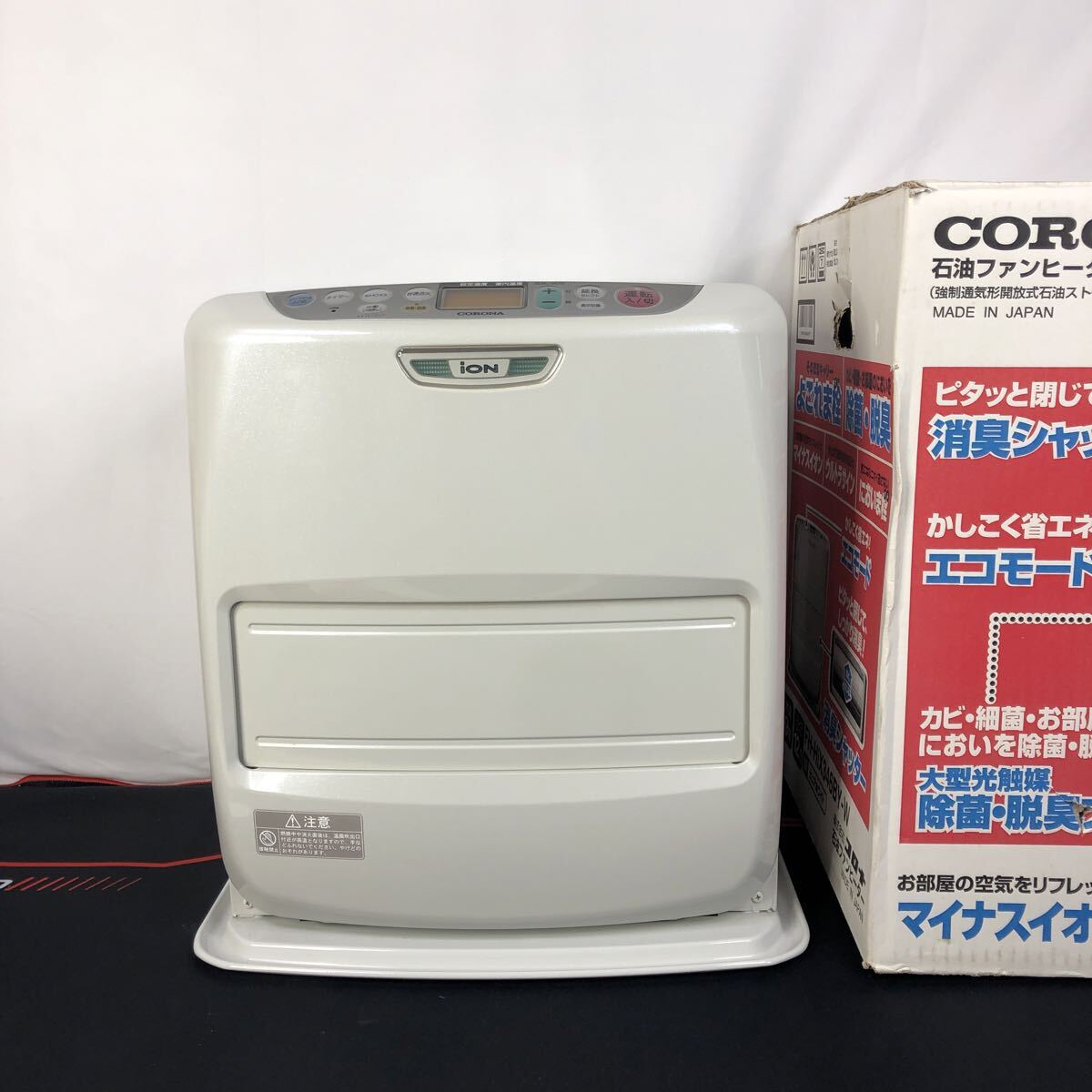 CORONA 石油ストーブ FH-HiX345BY 強制通気形開放式石油ストーブ 暖房出力: 3,44kw 油タンク容量: 7,2L 色:ピュアホワイト 作動品拍卖