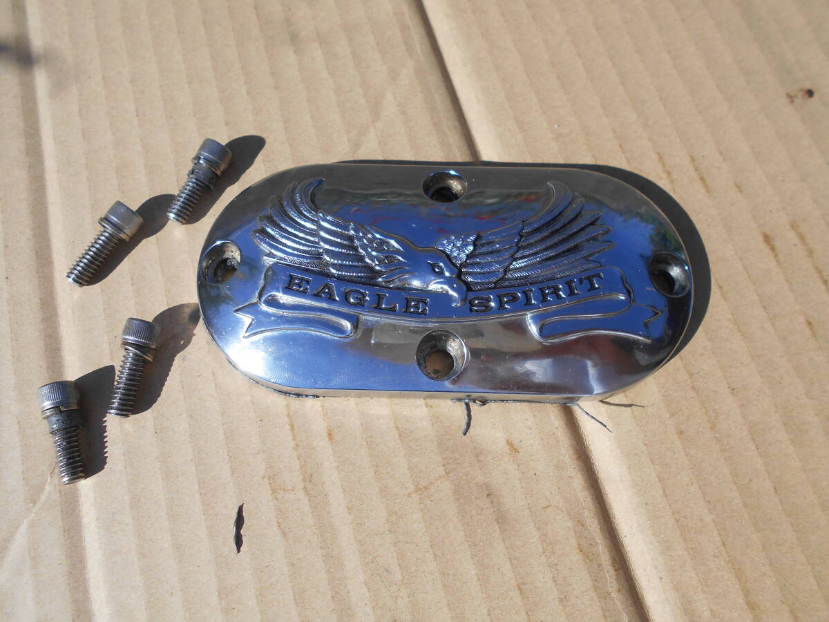 ショベル・ Harley-DavidSon・FLH &FX ・インペクション カバー・イーグル・ネジ付き拍卖