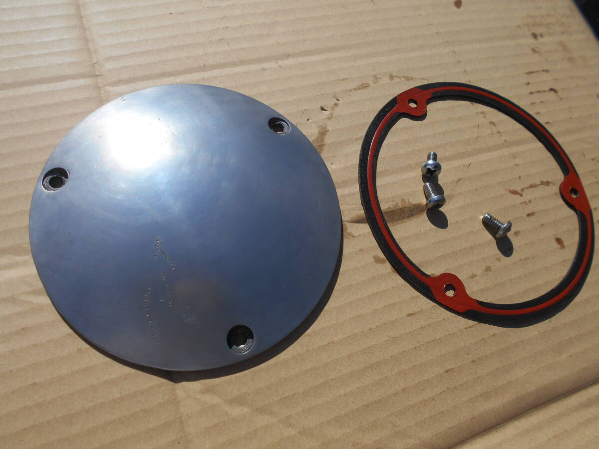 Harley-DavidSon・ショベル・FLH&FX・純正品・アルミ製・ ダービー カバー・ ネジ・G/K SET・綺麗拍卖