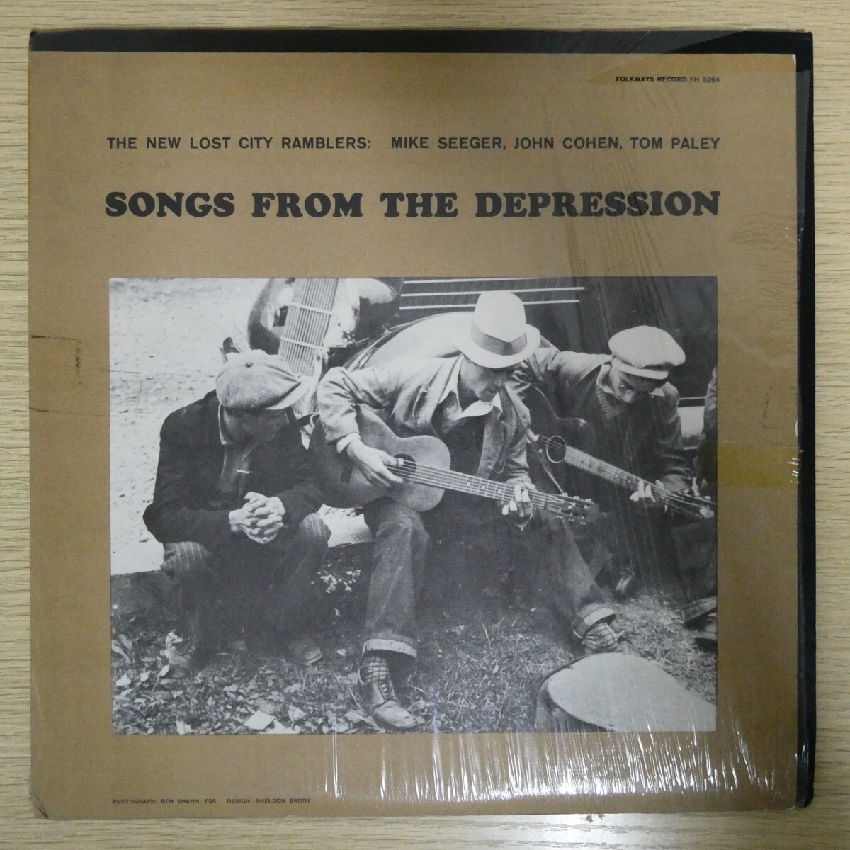 LP5657☆シュリンク/US/Folkways Records「The New Lost City Ramblers / Songs From The Depression / FH-5264A」拍卖