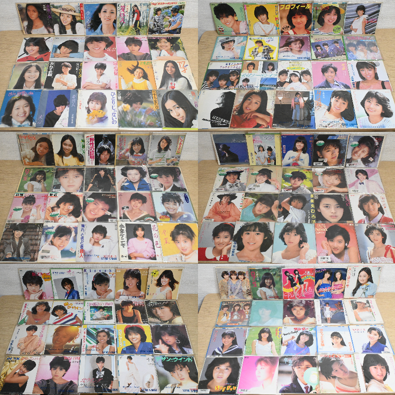 【大量セット】アイドル EPレコード 120枚 南沙織 山口百恵 南野陽子 中森明菜 小泉今日子 岡田有希子 菊池桃子 キャンディーズ拍卖
