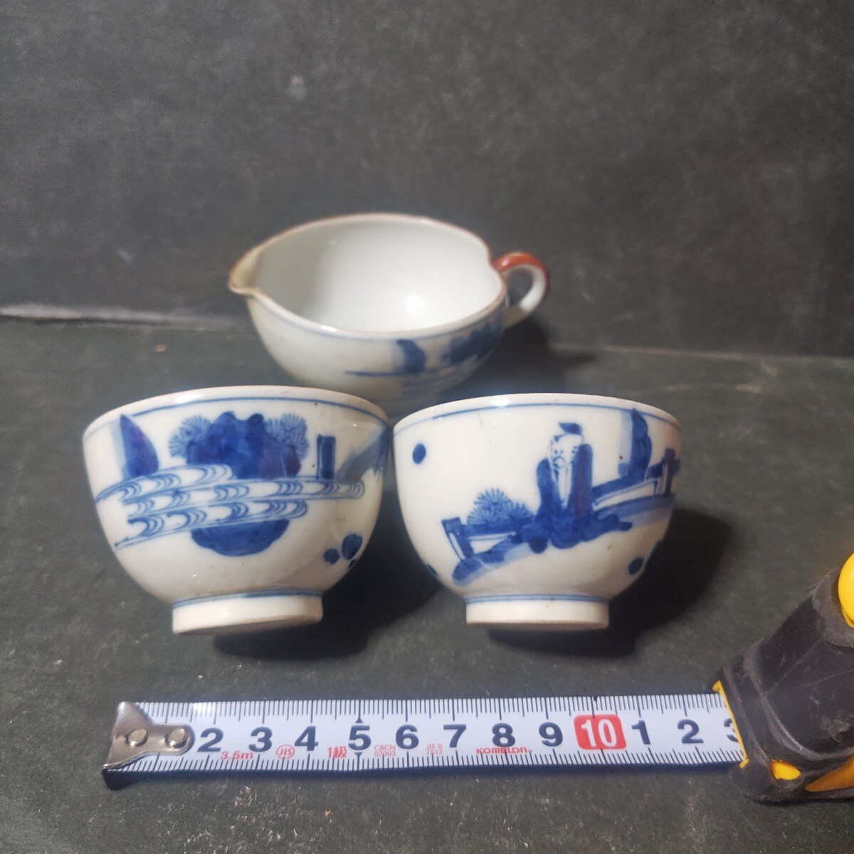 日本酒用盃 酒器 昭和レトロ 3個 時代物拍卖