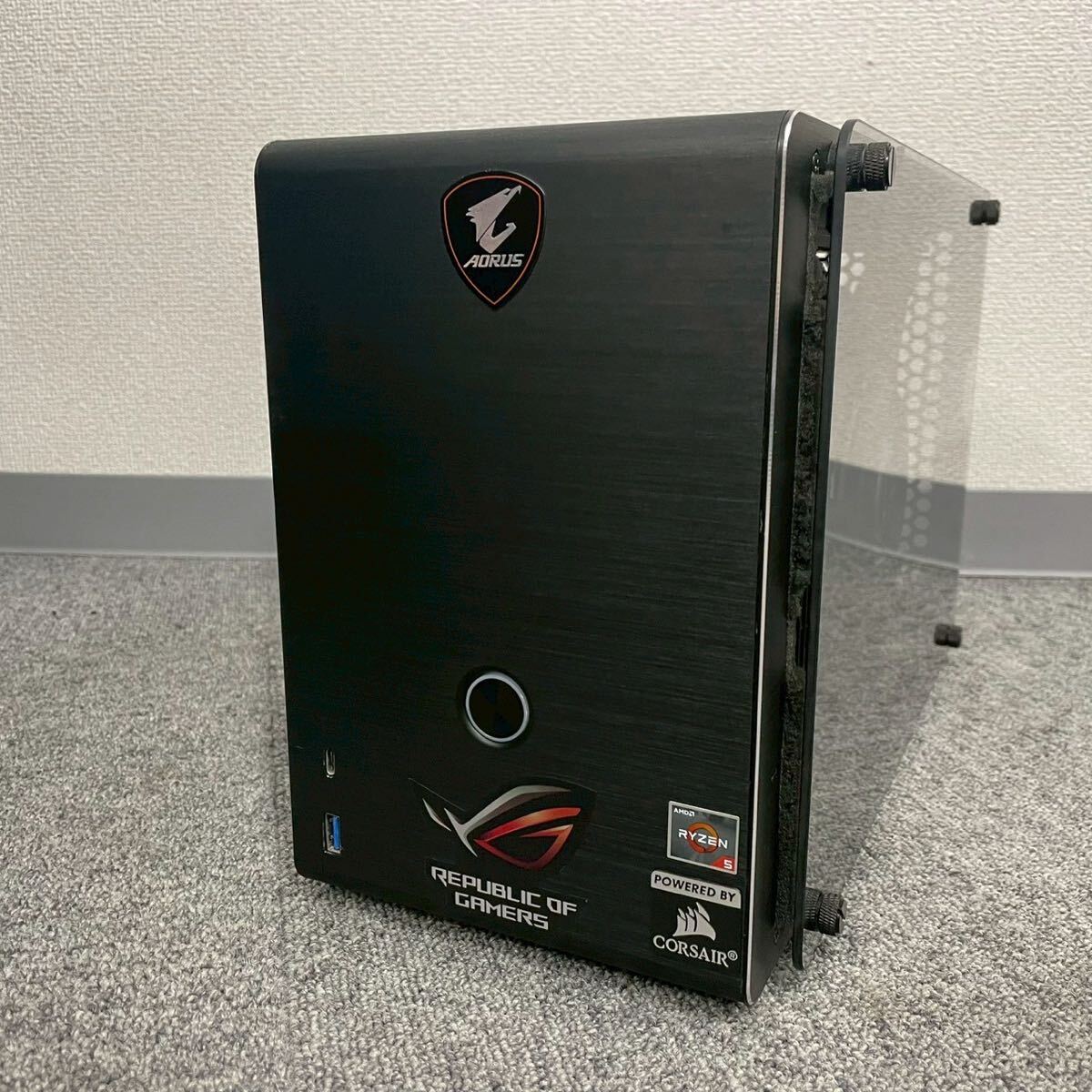 ww5866 ROG STRIX B450-I Gaming Bios Ver.3004 Ryzen5 3600 16GB GTX1660/Corsair SF600搭載 ストレージなし デスクトップ拍卖