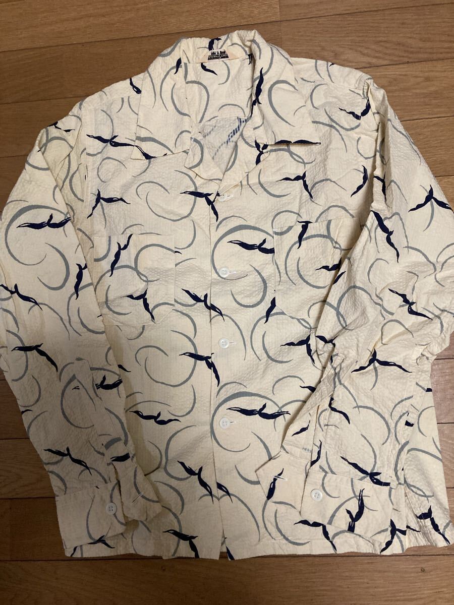 timeworn clothing SEERSUCKER SPORTS SHIRT LS 14 YELLOW ATLAST butcherproduct ブッチャープロダクト シアサッカーシャツ イエロー拍卖