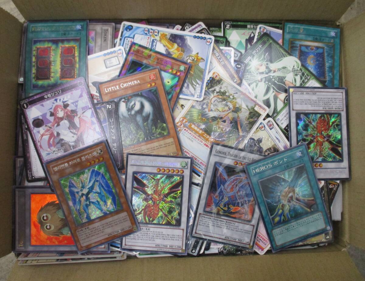 K1106-5A/ トレーディングカード トレカ 大量 まとめ ② 約3kg以上 遊戯王 (英語・ハングルあり) ウィクロス MCTCG拍卖