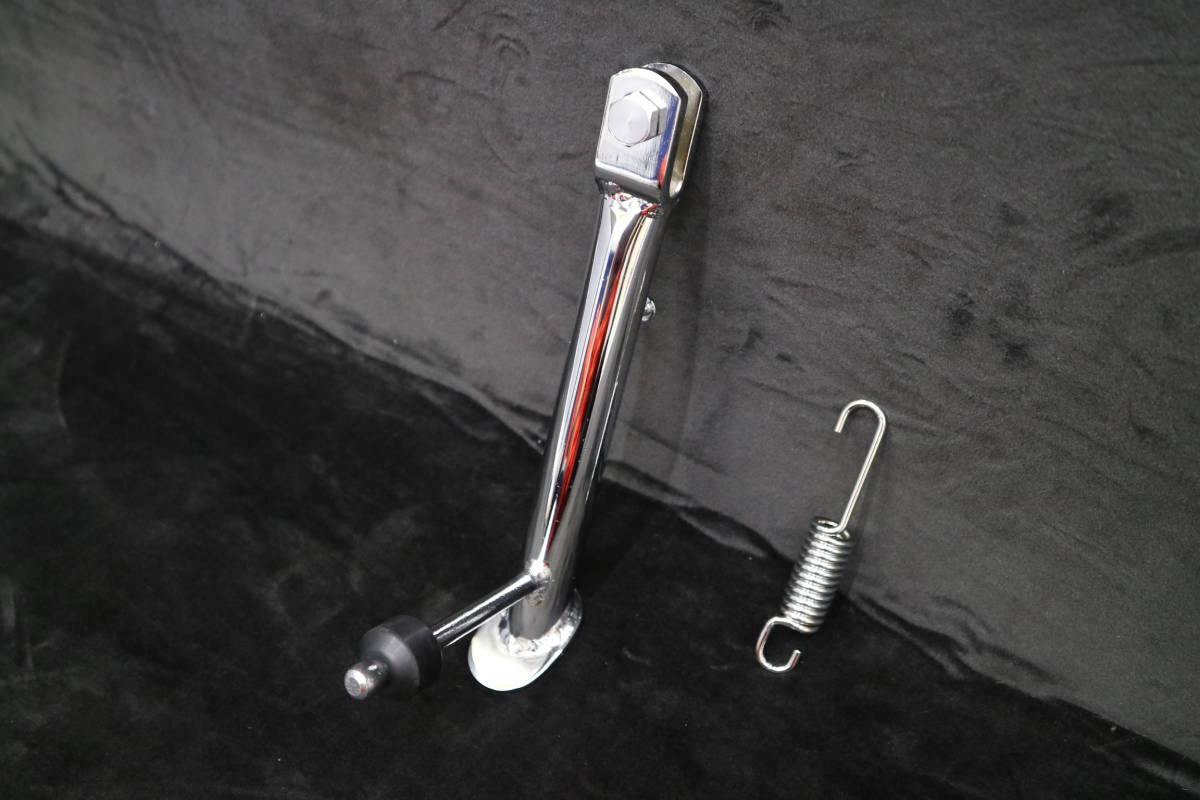 【送料無料】GS400 サイドスタンド STDメッキ/サイスタ 純正長 スタンド 外装 GS400E GS400L GSX400F GSX400FS GT380 GT550 拍卖