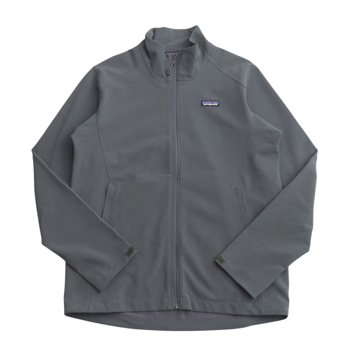 TJ3628+patagonia/パタゴニア*メンズM*83525 FA18*ソフトシェルジャケット*ジップアップブルゾン*ストレッチ*グレー系拍卖