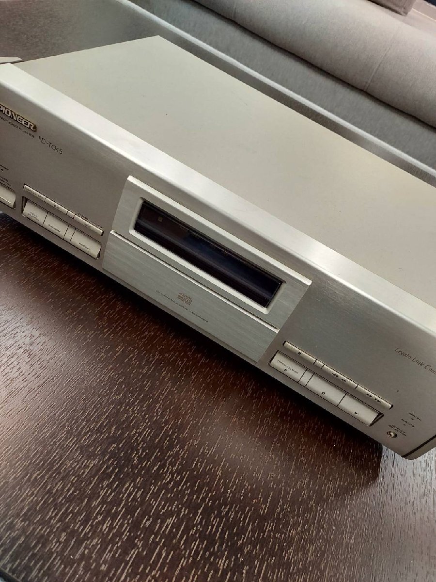 ○ Pioneer PD-T04S パイオニア CDプレーヤー レガートリンクコンバージョンS搭載 ターンテーブル方式拍卖