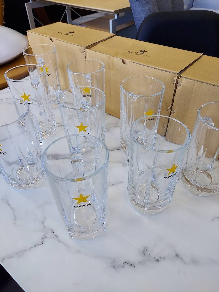 ★サッポロ ★SAPPORO K559 720型 3点×3 全9個 ジョッキ ビアジョッキ 大ジョッキ まとめ!!拍卖