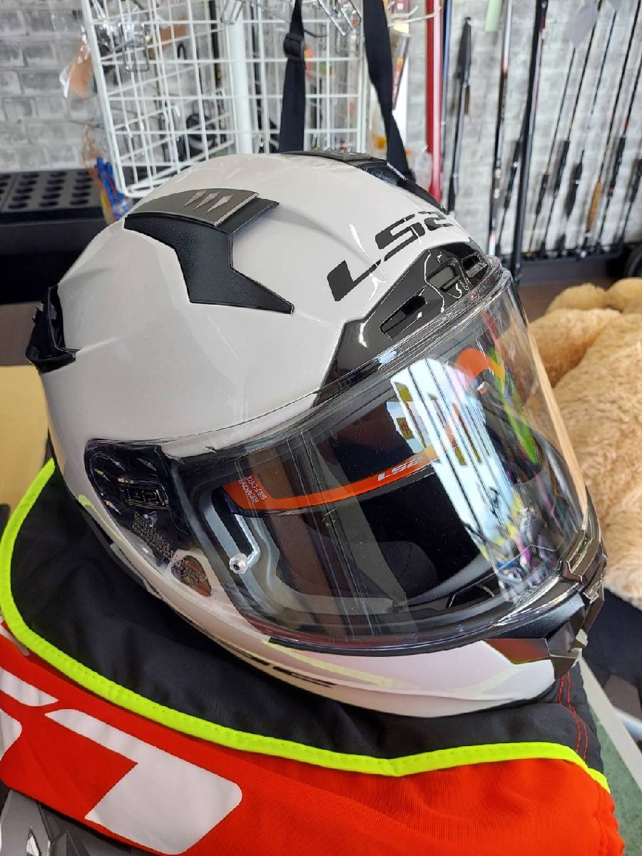 LS2 CHALLENGER F チャレンジャーF ホワイト フルフェイスヘルメット M拍卖