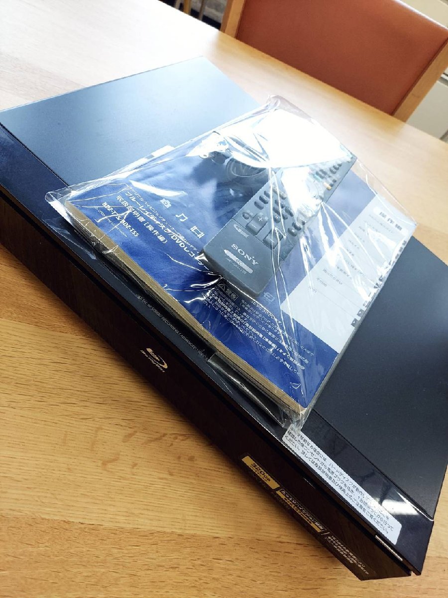〇 SONY HDD DVDレコーダー ブルーレイディスクレコーダー BDZ-T55 BDレコーダー 純正リモコン 取説付き拍卖