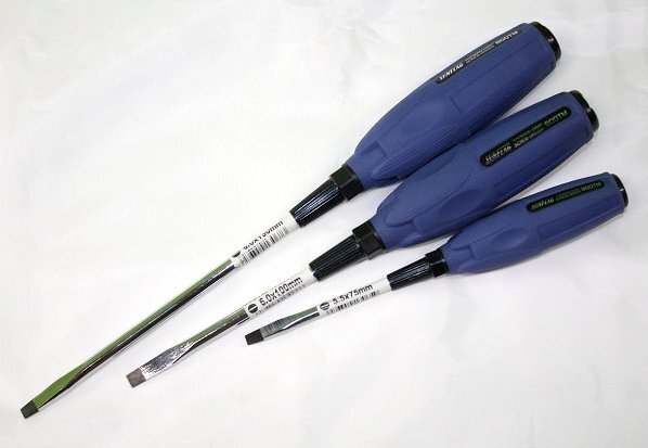 3本セット 未使用 800TM マイナス グリップドライバー サイズ色々 3種類 サンフラッグ 工具 TOPMAN GRIP拍卖