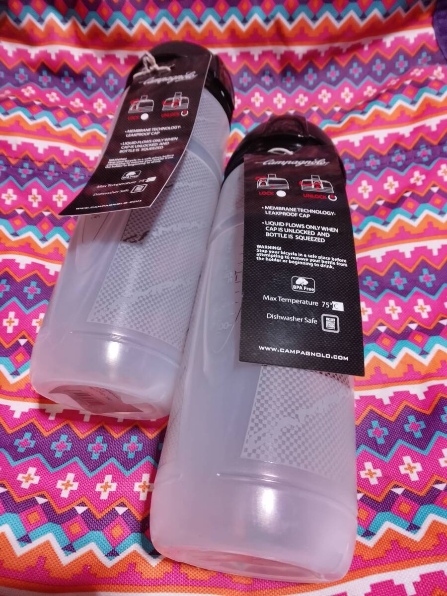 お買い商品!カンパニョーロドリンクボトル Campagnolo750mlタイプの2本セット拍卖
