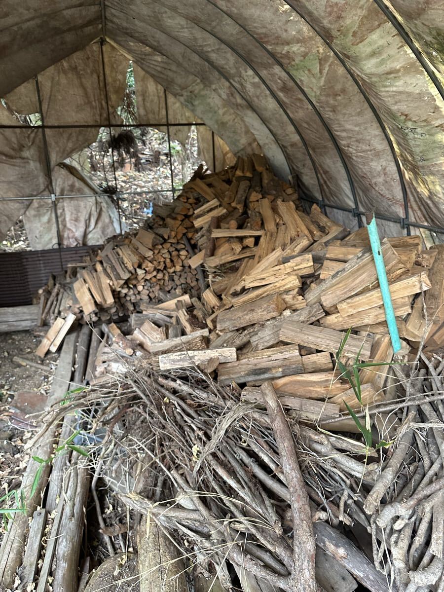 薪 軽トラ3車分 薪一本約36cmx8cm 広島から拍卖