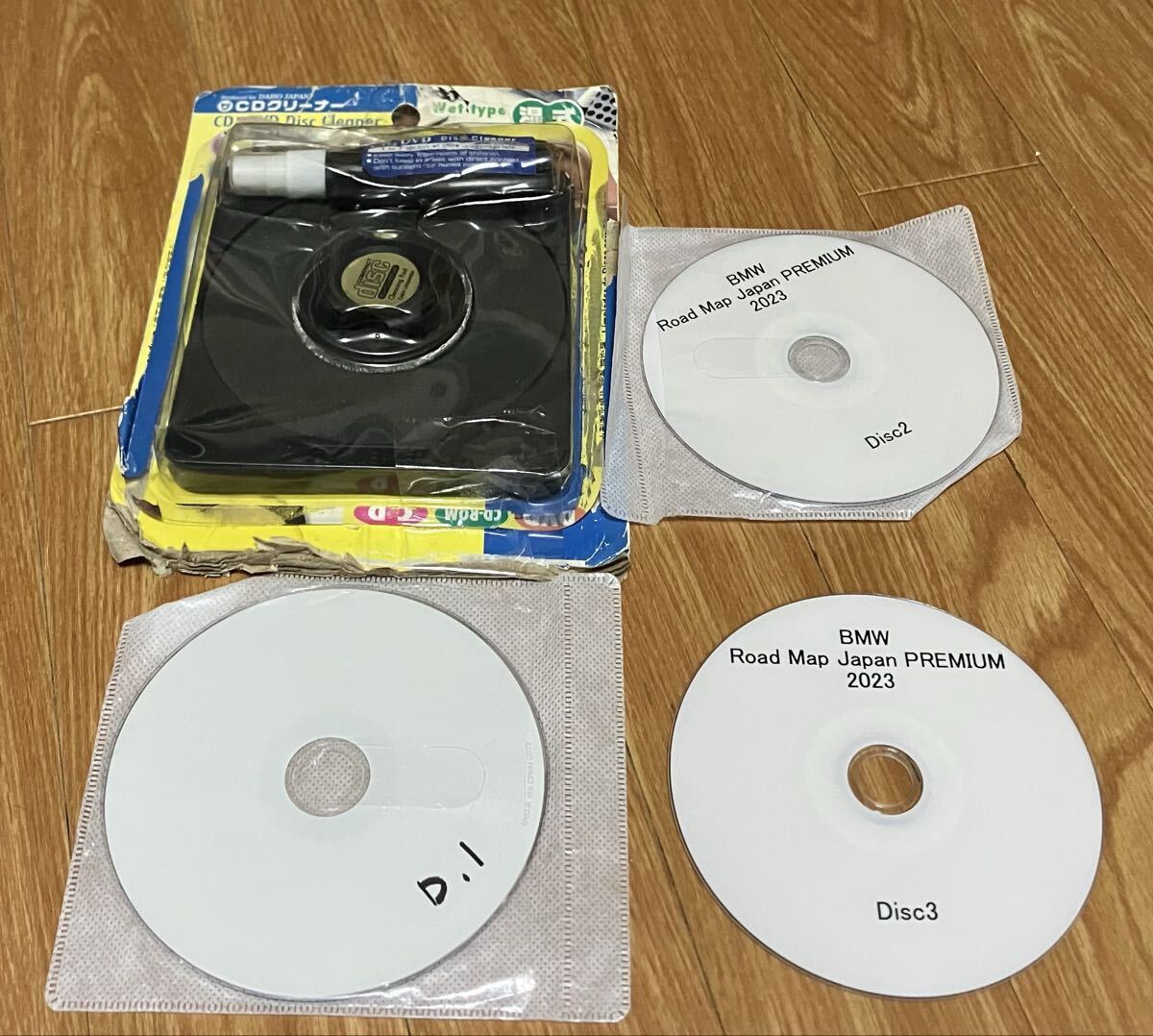 BMW ナビ更新データ最新 DVD3枚 CIC用 Road MapとCD& DVDクリーナー拍卖