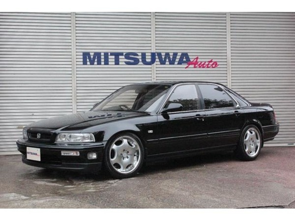 レジェンド 3.2 アルファ Wエアバック・黒本革シートヒーター・全席拍卖