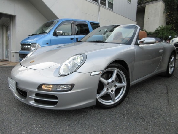 911カブリオレ カレラ4 ティプトロニックS 4WD 整備記録 ナビ バックカメラ 茶革シート拍卖